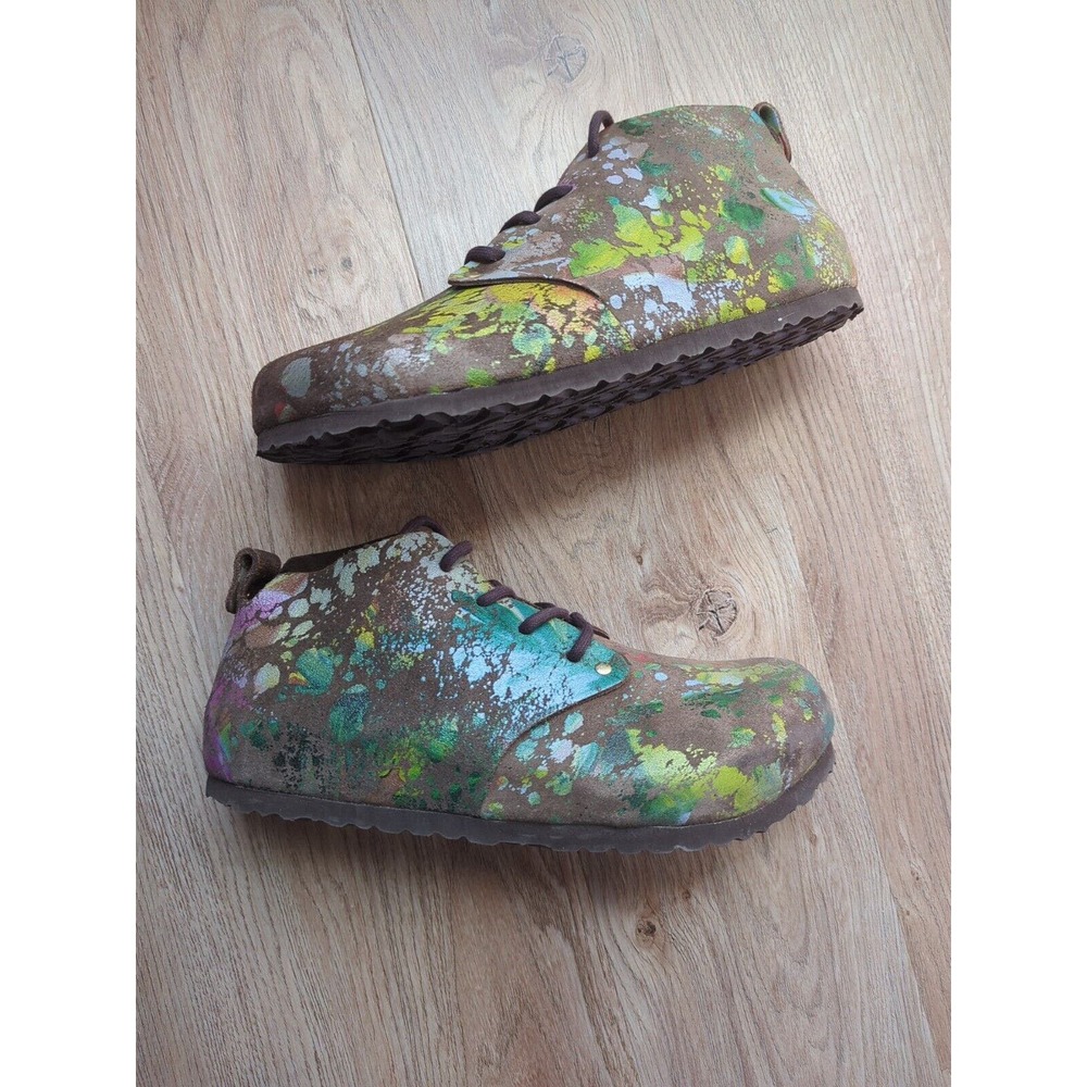 Birkenstock Dundee Chukka Paint Splatter Flower Crush RARE - Picture 9 of 16